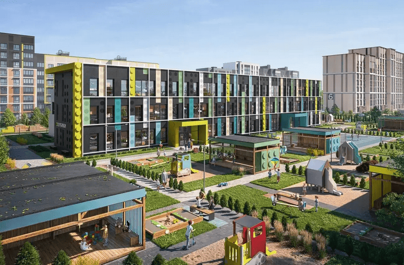 Kubiki kindergarten complex overview